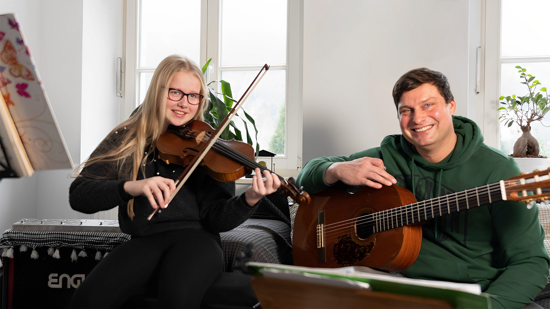 Geigenunterricht-mit-Schuelerin